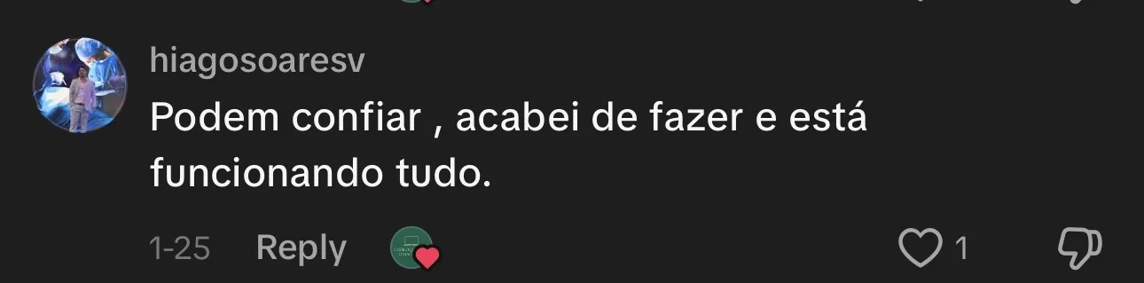 Depoimento cliente