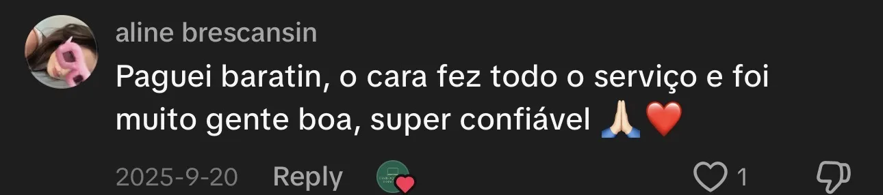 Depoimento cliente